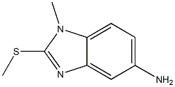 1H-Benzimidazol-5-amine,1-methyl-2-(methylthio)-(9CI)|