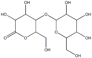 4-O-BETA-D-吡喃半乳糖基-D-葡萄糖酸 DELTA-内酯 结构式