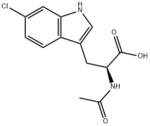 AC-L-6-氯色氨酸, 59767-02-1, 结构式