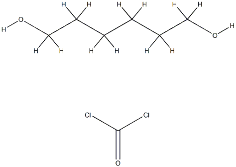 Carbonic dichloride, polymer with 1,6-hexanediol Struktur