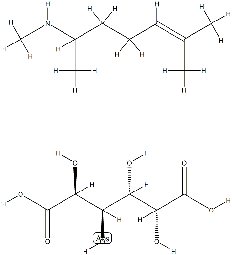 Isometheptene mucate 结构式
