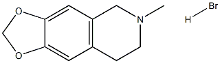 Hydrohydrastine hydrobromide Structure
