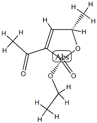 Ethanone, 1-[(2R,5S)-2-ethoxy-2,5-dihydro-5-methyl-2-oxido-1,2-oxaphosphol-3-yl]-, rel- (9CI),599179-49-4,结构式