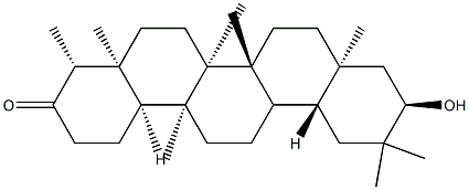 21-hydroxyfriedelan-3-one Struktur