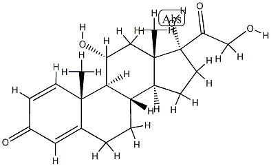 泼尼松龙EP杂质F, 600-90-8, 结构式