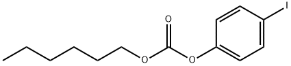 Hexyl(p-iodophenyl) =carbonate Struktur