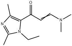 2-Propen-1-one,3-(dimethylamino)-1-(1-ethyl-2,4-dimethyl-1H-imidazol-5-yl)-(9CI) 结构式