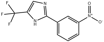 1H-IMidazole, 2-(3-nitrophenyl)-5-(trifluoroMethyl)- Structure