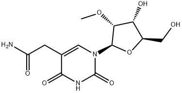 O(2)'-methyl-5-carbamoylmethyluridine Structure