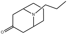 9-Azabicyclo[3.3.1]nonan-3-one, 9-propyl- Structure