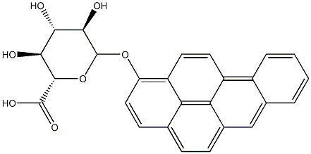 BENZO(A)PYRENYL-1-GLUCURONIDE Struktur