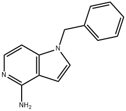 1-苄基-4-氨基-1氢-吡咯[3,2-C]并吡啶, 60290-18-8, 结构式