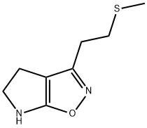 4H-Pyrrolo[3,2-d]isoxazole,5,6-dihydro-3-[2-(methylthio)ethyl]-(9CI) Structure
