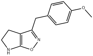 4H-Pyrrolo[3,2-d]isoxazole,5,6-dihydro-3-[(4-methoxyphenyl)methyl]-(9CI) Struktur