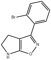 4H-Pyrrolo[3,2-d]isoxazole,3-(2-bromophenyl)-5,6-dihydro-(9CI) Structure
