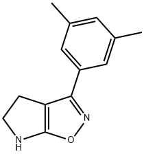 4H-Pyrrolo[3,2-d]isoxazole,3-(3,5-dimethylphenyl)-5,6-dihydro-(9CI) Structure