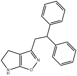 4H-Pyrrolo[3,2-d]isoxazole,3-(2,2-diphenylethyl)-5,6-dihydro-(9CI) Structure