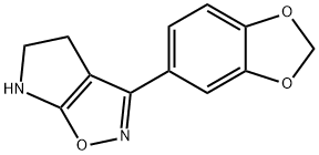 4H-Pyrrolo[3,2-d]isoxazole,3-(1,3-benzodioxol-5-yl)-5,6-dihydro-(9CI) Structure