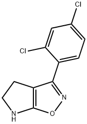 4H-Pyrrolo[3,2-d]isoxazole,3-(2,4-dichlorophenyl)-5,6-dihydro-(9CI) Structure