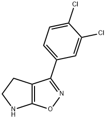 4H-Pyrrolo[3,2-d]isoxazole,3-(3,4-dichlorophenyl)-5,6-dihydro-(9CI) Structure