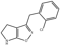 4H-Pyrrolo[3,2-d]isoxazole,3-[(2-chlorophenyl)methyl]-5,6-dihydro-(9CI) Structure