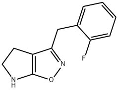 4H-Pyrrolo[3,2-d]isoxazole,3-[(2-fluorophenyl)methyl]-5,6-dihydro-(9CI) Structure