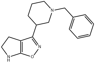 4H-Pyrrolo[3,2-d]isoxazole,5,6-dihydro-3-[1-(phenylmethyl)-3-piperidinyl]-(9CI) 结构式