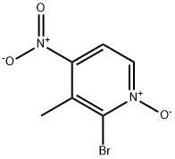 2-溴-3-甲基-4-硝基吡啶-1-氧化物, 60323-97-9, 结构式