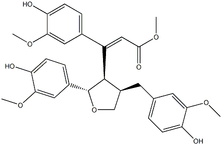 9-O-Feruloyllariciresil Structure