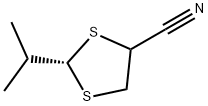 1,3-Dithiolane-4-carbonitrile,2-(1-methylethyl)-(9CI) Structure