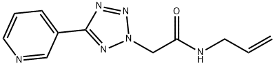 2H-Tetrazole-2-acetamide,N-2-propenyl-5-(3-pyridinyl)-(9CI) Struktur