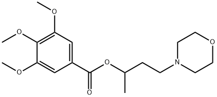 1-Methyl-3-morpholinopropyl=3,4,5-trimethoxybenzoate|化合物 T29684