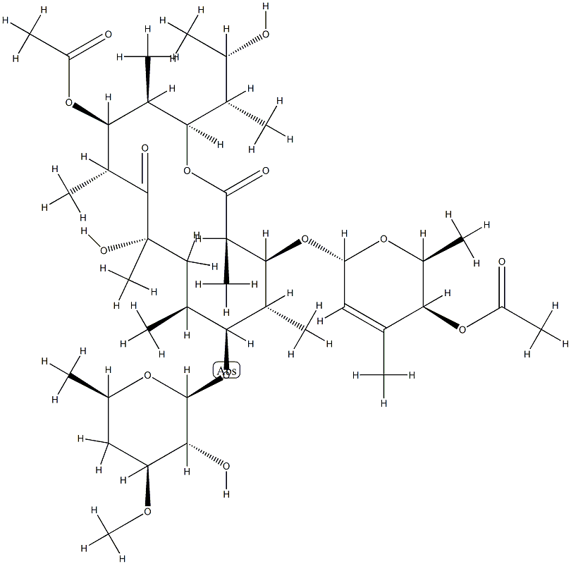 2',3'-ジデヒドロ-3'-デメトキシランカマイシン 化学構造式