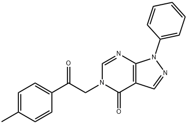 604754-45-2 4H-Pyrazolo[3,4-d]pyrimidin-4-one,1,5-dihydro-5-[2-(4-methylphenyl)-2-oxoethyl]-1-phenyl-(9CI)