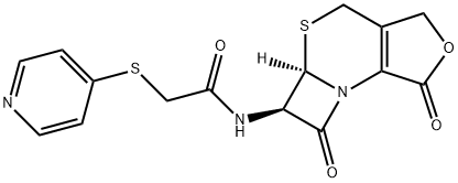 cephapirin lactone Struktur
