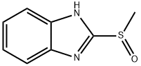 1H-Benzimidazole,2-(methylsulfinyl)-(9CI) Structure