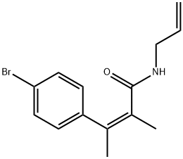 (Z)-N-Allyl-4-bromo-α,β-dimethylcinnamamide|