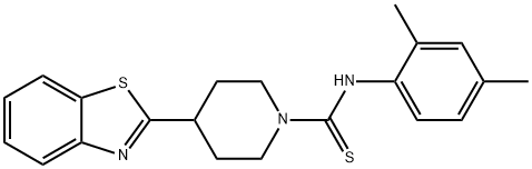 605628-38-4 1-Piperidinecarbothioamide,4-(2-benzothiazolyl)-N-(2,4-dimethylphenyl)-(9CI)