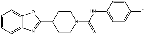605628-97-5 1-Piperidinecarbothioamide,4-(2-benzoxazolyl)-N-(4-fluorophenyl)-(9CI)