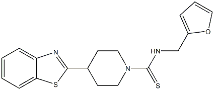 605629-30-9 1-Piperidinecarbothioamide,4-(2-benzothiazolyl)-N-(2-furanylmethyl)-(9CI)
