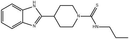 1-Piperidinecarbothioamide,4-(1H-benzimidazol-2-yl)-N-propyl-(9CI) Structure