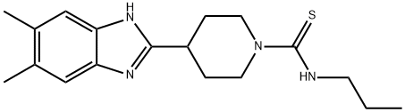 605629-36-5 1-Piperidinecarbothioamide,4-(5,6-dimethyl-1H-benzimidazol-2-yl)-N-propyl-(9CI)