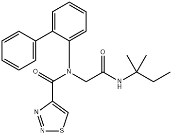 605638-35-5 1,2,3-Thiadiazole-4-carboxamide,N-[1,1-biphenyl]-2-yl-N-[2-[(1,1-dimethylpropyl)amino]-2-oxoethyl]-(9CI)