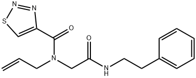 605639-01-8 1,2,3-Thiadiazole-4-carboxamide,N-[2-oxo-2-[(2-phenylethyl)amino]ethyl]-N-2-propenyl-(9CI)