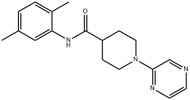4-Piperidinecarboxamide,N-(2,5-dimethylphenyl)-1-pyrazinyl-(9CI)|