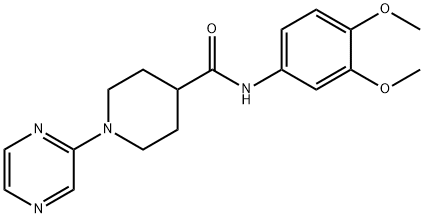 605639-69-8 4-Piperidinecarboxamide,N-(3,4-dimethoxyphenyl)-1-pyrazinyl-(9CI)