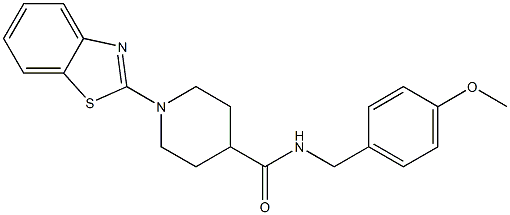 4-Piperidinecarboxamide,1-(2-benzothiazolyl)-N-[(4-methoxyphenyl)methyl]-(9CI)|