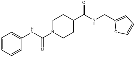 1,4-Piperidinedicarboxamide,N4-(2-furanylmethyl)-N1-phenyl-(9CI)|