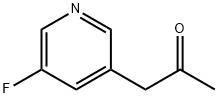 2-Propanone,1-(5-fluoro-3-pyridinyl)-(9CI) 结构式