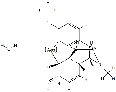 可待因 一水合物 结构式